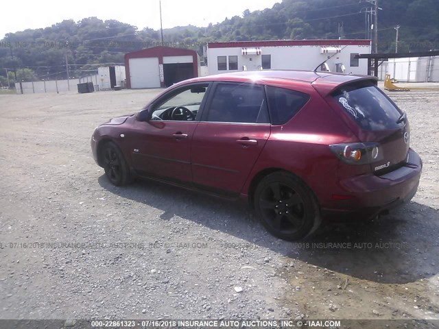 JM1BK143X61482542 - 2006 MAZDA 3 HATCHBACK RED photo 3