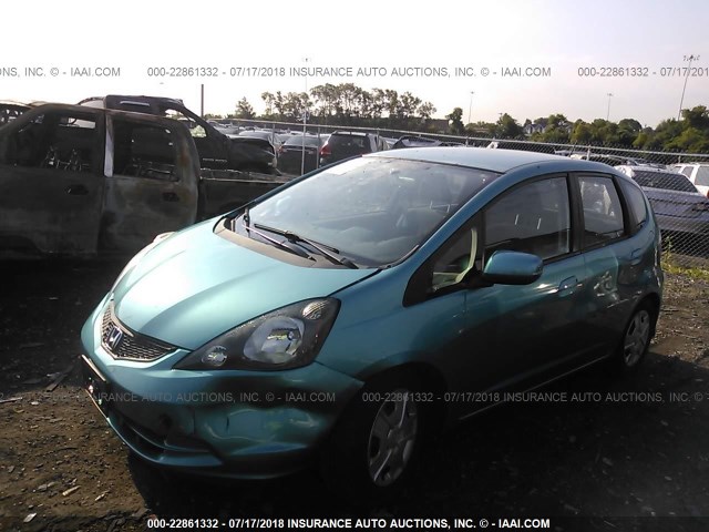 JHMGE8G36DC043534 - 2013 HONDA FIT BLUE photo 2