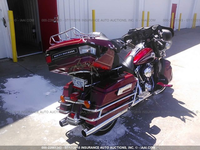 1HD1FCW185Y673226 - 2005 HARLEY-DAVIDSON FLHTCUI 栗色 照片 4