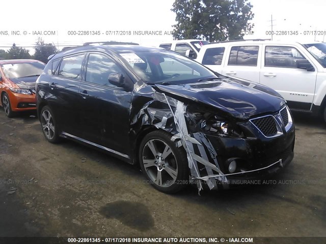 5Y2SR67059Z461159 - 2009 PONTIAC VIBE GT BLACK photo 1