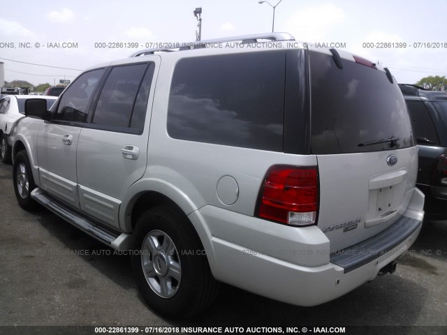 1FMPU19596LA63141 - 2006 FORD EXPEDITION LIMITED WHITE photo 3