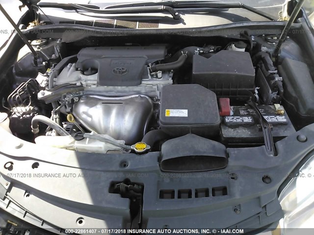 4T4BF1FKXFR510297 - 2015 TOYOTA CAMRY LE/XLE/SE/XSE 黑色 照片 10