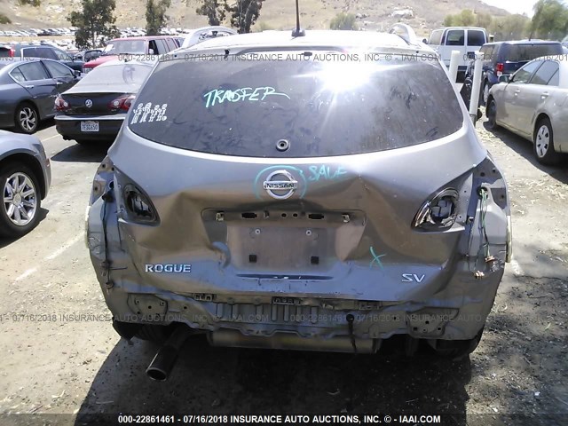 JN8AS5MT5BW574338 - 2011 NISSAN ROGUE S/SV/KROM GRAY photo 6