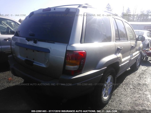 1J4GW48S44C303503 - 2004 JEEP GRAND CHEROKEE LAREDO/COLUMBIA/FREEDOM 金色 照片 4