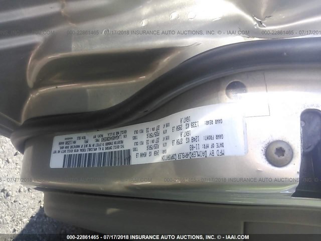 1J4GW48S44C303503 - 2004 JEEP GRAND CHEROKEE LAREDO/COLUMBIA/FREEDOM 金色 照片 9
