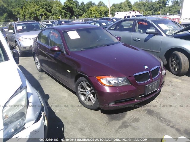 WBAVC735X8KP38205 - 2008 BMW 328 XI SULEV RED photo 1