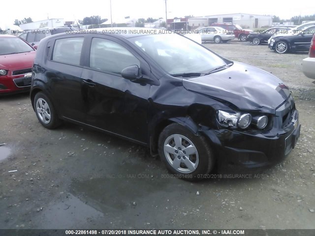 1G1JB6SH8D4114890 - 2013 CHEVROLET SONIC LS 黑色 照片 1