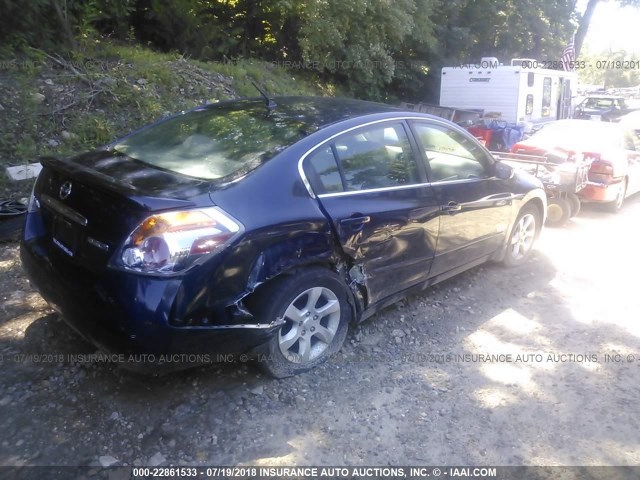 1N4CL21E77C216503 - 2007 NISSAN ALTIMA HYBRID Navy photo 4