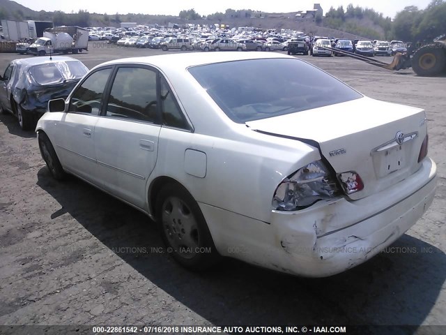 4T1BF28B74U342774 - 2004 TOYOTA AVALON XL/XLS WHITE photo 3