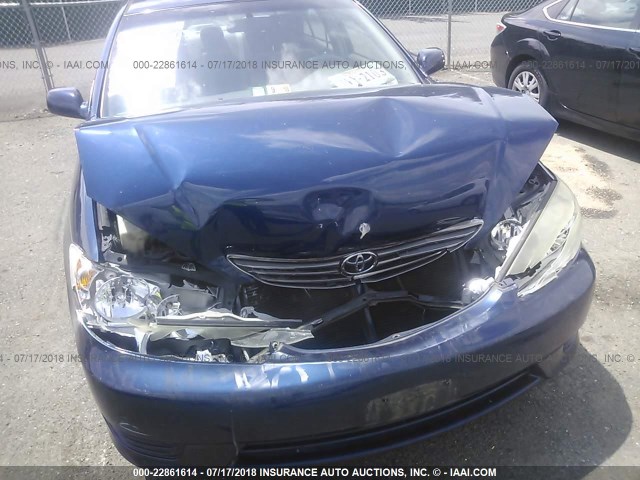 4T1BE30K25U091099 - 2005 TOYOTA CAMRY LE/XLE/SE Mavi foto 6