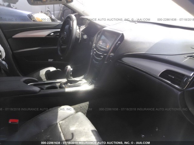 1G6AE5S36E0161392 - 2014 CADILLAC ATS PREMIUM BLACK photo 5