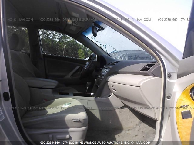 4T1BE46K67U617735 - 2007 TOYOTA CAMRY NEW GENERAT CE/LE/XLE/SE GRAY photo 5