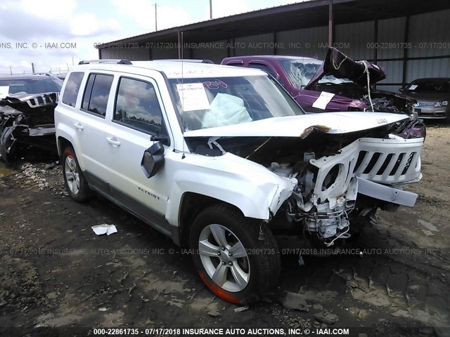 1J4NT4GB2BD260529 - 2011 JEEP PATRIOT LATITUDE WHITE photo 1