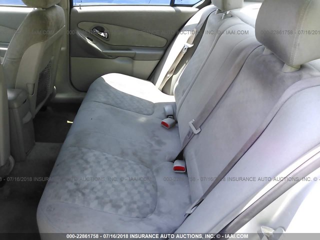 1G1ZT52815F334548 - 2005 CHEVROLET MALIBU LS SILVER photo 8