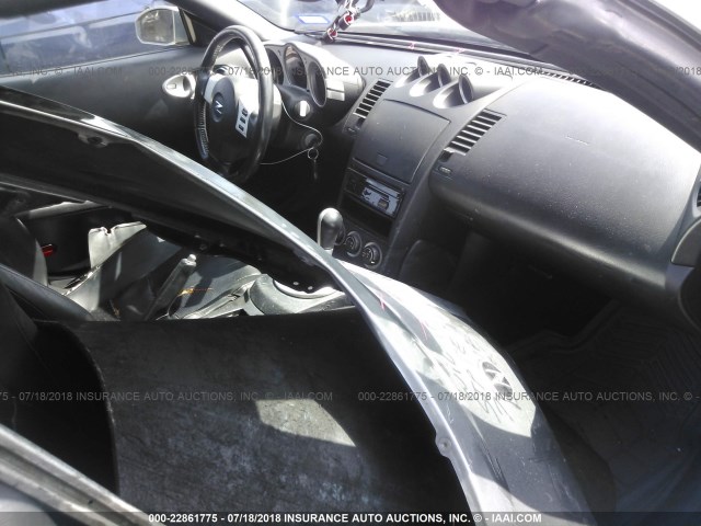 JN1AZ36A04M251694 - 2004 NISSAN 350Z ROADSTER SILVER photo 5