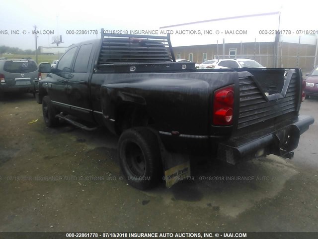 3D7MX48C67G735161 - 2007 DODGE RAM 3500 ST/SLT BLACK photo 3