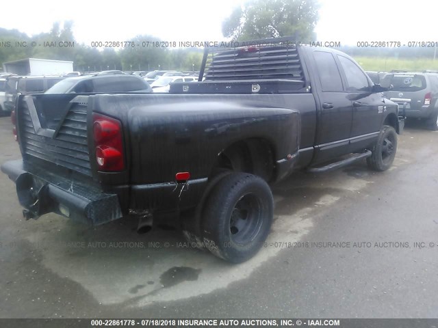 3D7MX48C67G735161 - 2007 DODGE RAM 3500 ST/SLT BLACK photo 4