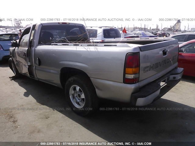 1GCEC14V42E149235 - 2002 CHEVROLET SILVERADO C1500 TAN photo 3