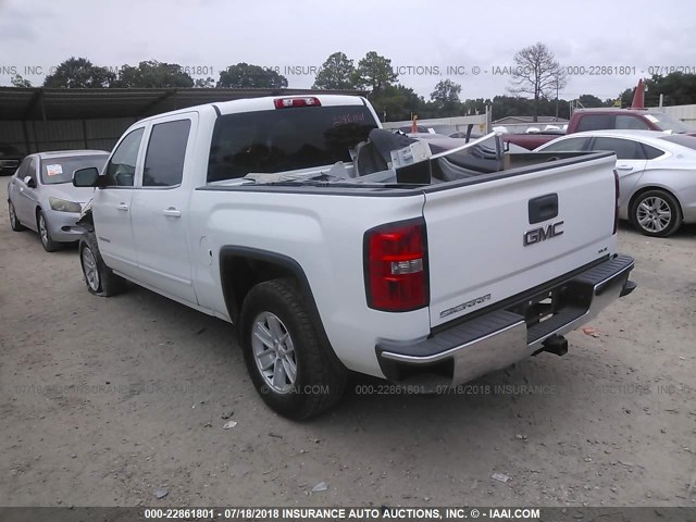 3GTU2UEC3EG120433 - 2014 GMC SIERRA K1500 SLE WHITE photo 3