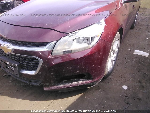 1G11C5SL1FF142890 - 2015 CHEVROLET MALIBU 1LT MAROON photo 6