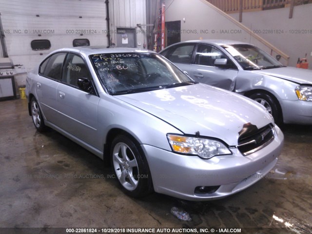 4S3BL626477202569 - 2007 SUBARU LEGACY 2.5I LIMITED SILVER photo 1