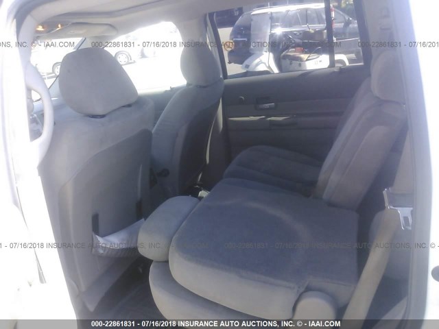 1D4HD48D35F510954 - 2005 DODGE DURANGO SLT WHITE photo 8