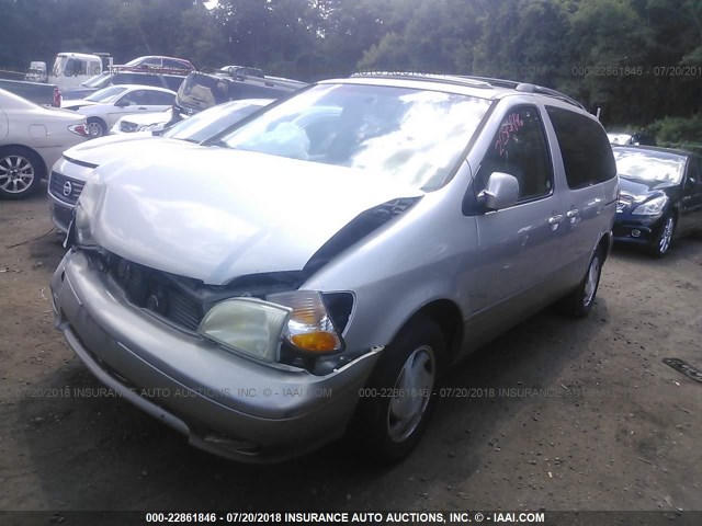 4T3ZF13CX1U380916 - 2001 TOYOTA SIENNA LE/XLE SILVER photo 2