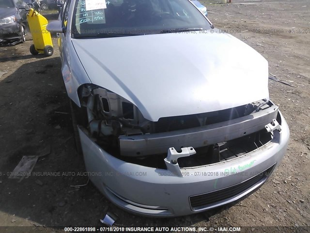 2G1WB58K081239368 - 2008 CHEVROLET IMPALA LS SILVER photo 6