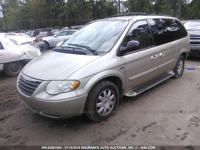 2A8GP54L77R273988 - 2007 CHRYSLER TOWN & COUNTRY TOURING GOLD photo 2