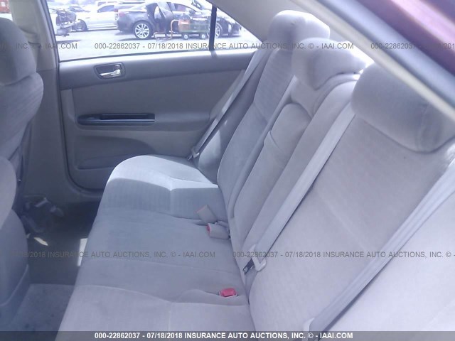 4T1BE32K25U431283 - 2005 TOYOTA CAMRY LE/XLE/SE 栗色 照片 8