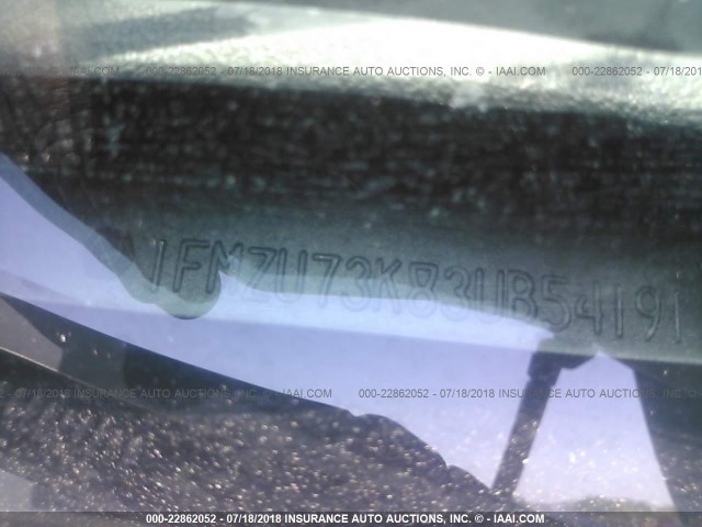 1FMZU73K83UB54191 - 2003 FORD EXPLORER XLT/XLT SPORT/NBX 蓝色 照片 9