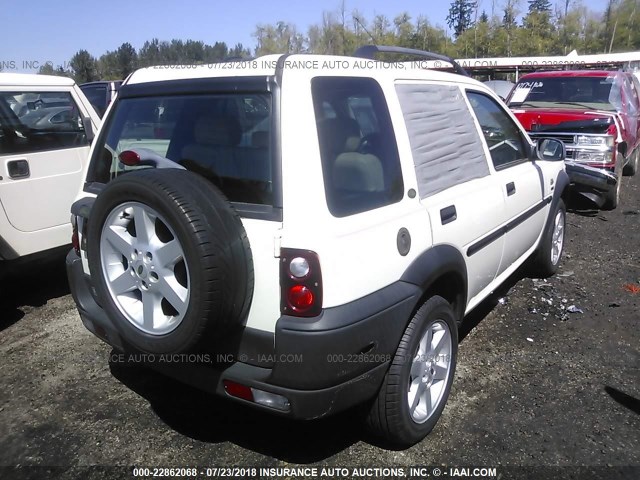 SALNE22243A268932 - 2003 LAND ROVER FREELANDER HSE WHITE photo 4