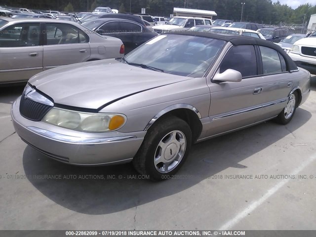 1LNHM97V71Y626950 - 2001 LINCOLN CONTINENTAL  金色 照片 2