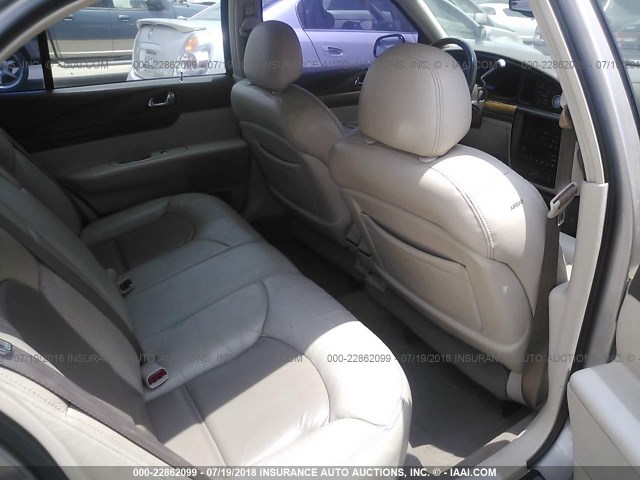 1LNHM97V71Y626950 - 2001 LINCOLN CONTINENTAL  金色 照片 8