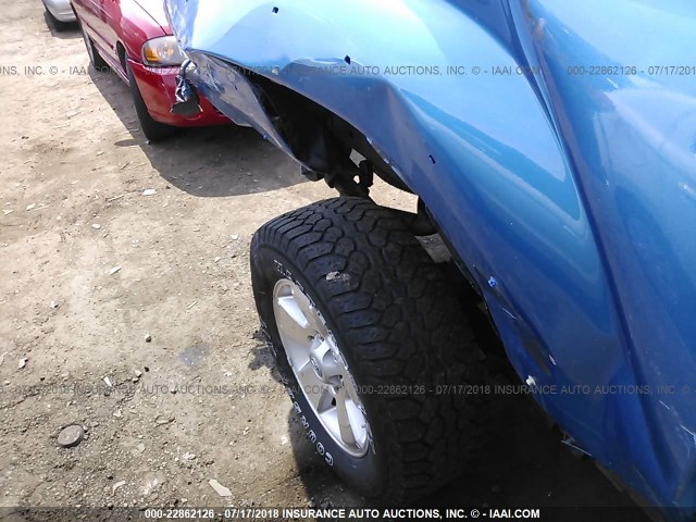 5TFMU4FN5CX004668 - 2012 TOYOTA TACOMA DOUBLE CAB LONG BED BLUE photo 6