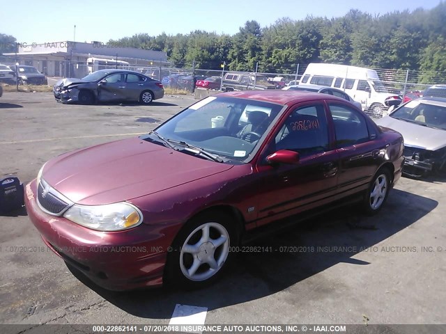 1FAFP68G4WK180841 - 1998 FORD CONTOUR SVT RED photo 2