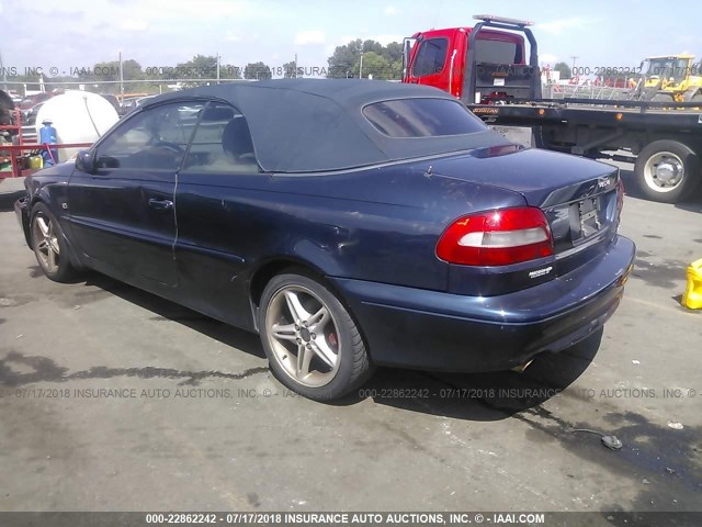 YV1NC56D71J023642 - 2001 VOLVO C70 TURBO Dark Blue photo 3