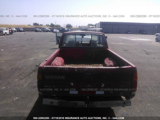 JN6HD16S5GW004829 - 1986 NISSAN D21 KING CAB RED photo 8