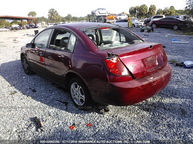 1G8AJ52F54Z119027 - 2004 SATURN ION LEVEL 2 Qırmızı foto 3