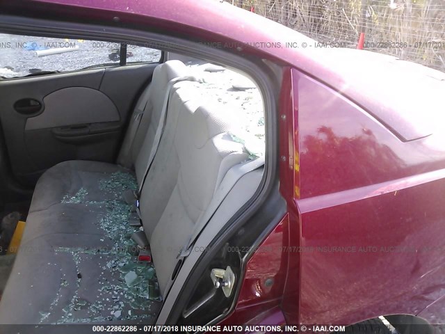1G8AJ52F54Z119027 - 2004 SATURN ION LEVEL 2 Qırmızı foto 8