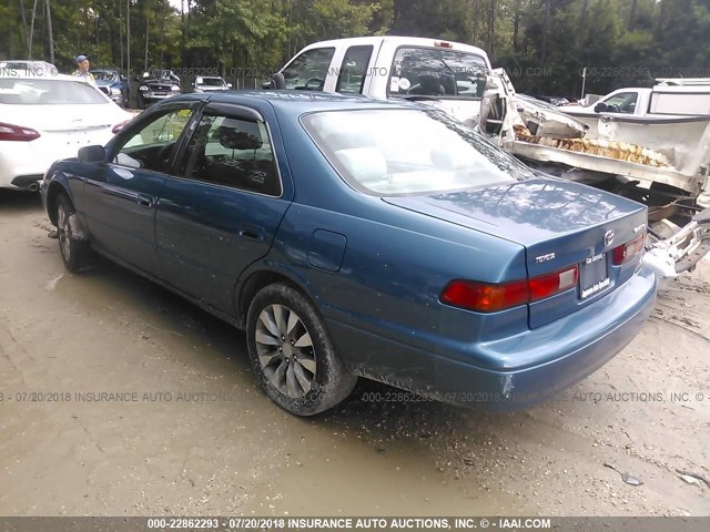4T1BG22K1XU906252 - 1999 TOYOTA CAMRY CE/LE/XLE 蓝色 照片 3