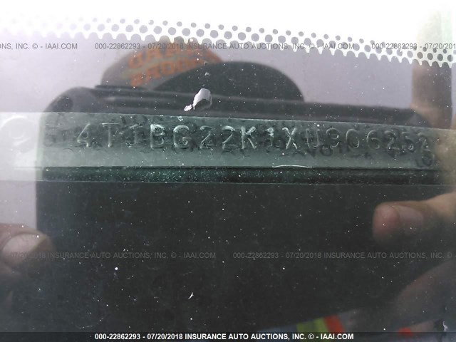 4T1BG22K1XU906252 - 1999 TOYOTA CAMRY CE/LE/XLE 蓝色 照片 9