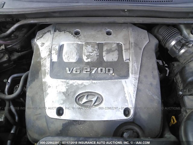 KM8JN12DX6U338854 - 2006 HYUNDAI TUCSON GLS/LIMITED 红色 照片 10