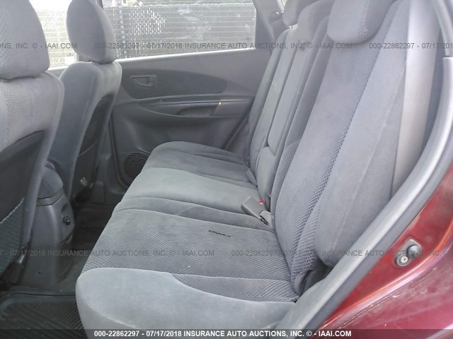 KM8JN12DX6U338854 - 2006 HYUNDAI TUCSON GLS/LIMITED 红色 照片 8