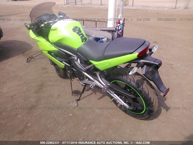 JKAEXEC189DA30286 - 2009 KAWASAKI EX650 C 绿色 照片 3