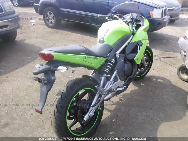 JKAEXEC189DA30286 - 2009 KAWASAKI EX650 C 绿色 照片 4