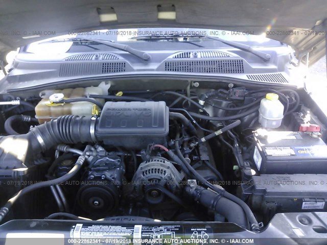 1J8GL38KX2W366750 - 2002 JEEP LIBERTY RENEGADE 银色 照片 10