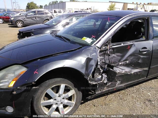 1N4BA41E75C857306 - 2005 NISSAN MAXIMA SE/SL GRAY photo 6