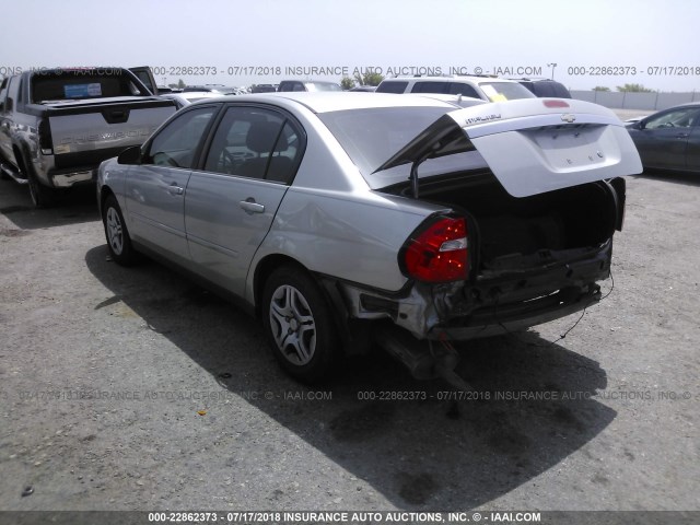1G1ZS58F98F135664 - 2008 CHEVROLET MALIBU LS ვერცხლისფერი ფოტო 3