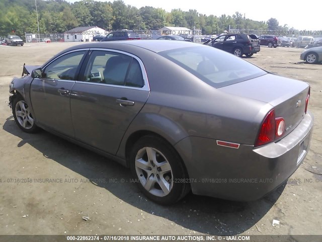 1G1ZA5E04AF104721 - 2010 CHEVROLET MALIBU LS Қоңыр фото 3